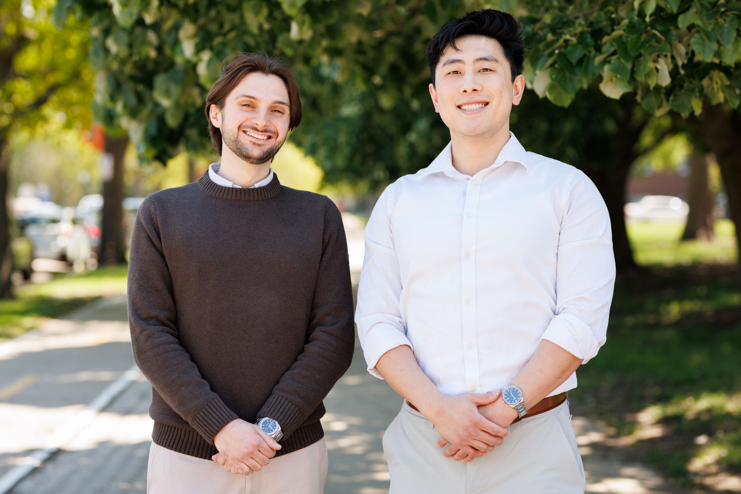 First Amendment Clinic students Joseph Saoud and Henry Lu