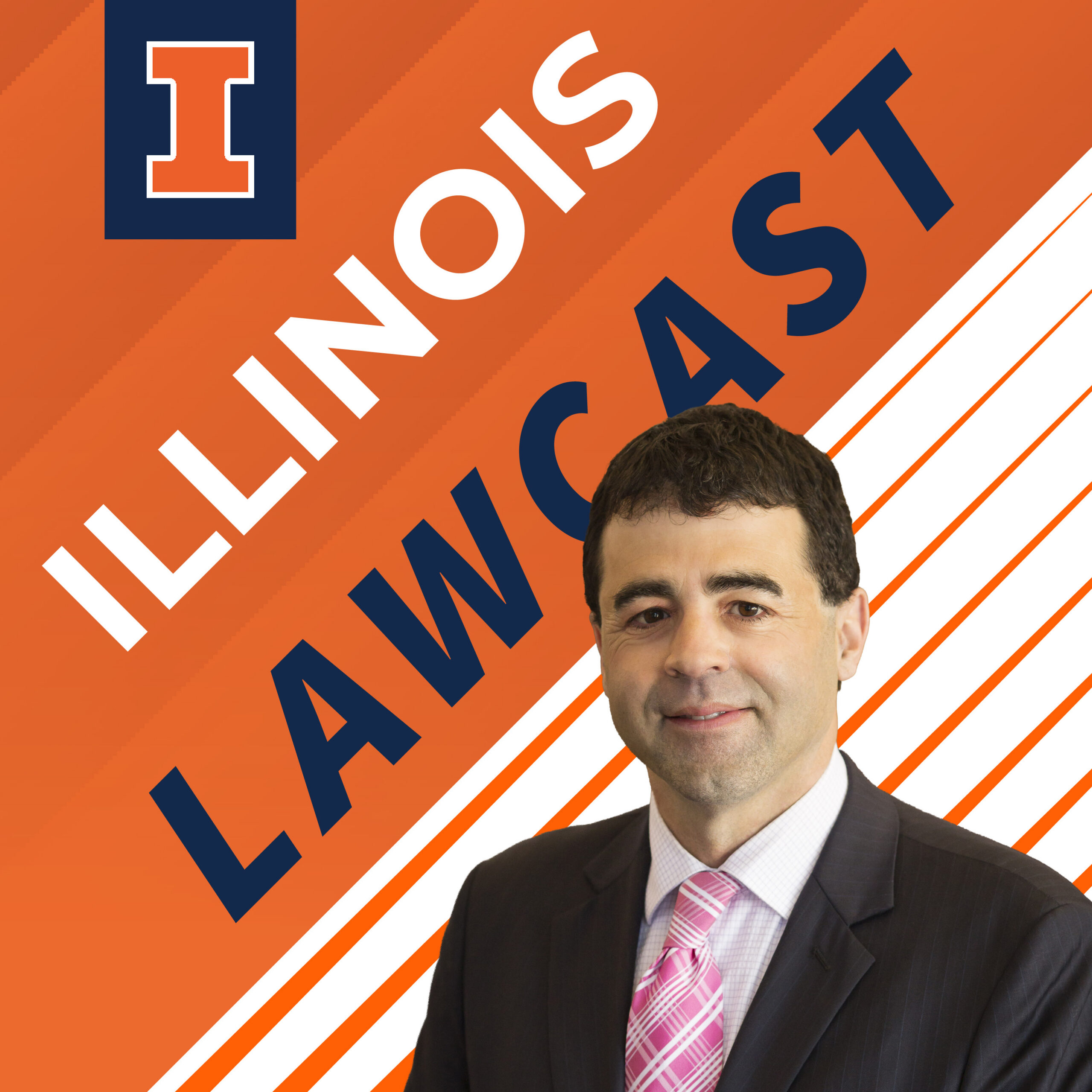 Illinois LawCast art with portrait of Jason Mazzone
